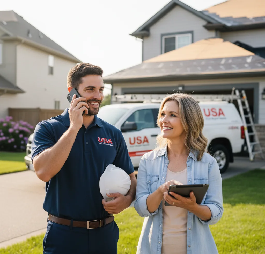 USA Roof Repair Experts customer support in Taylorsville